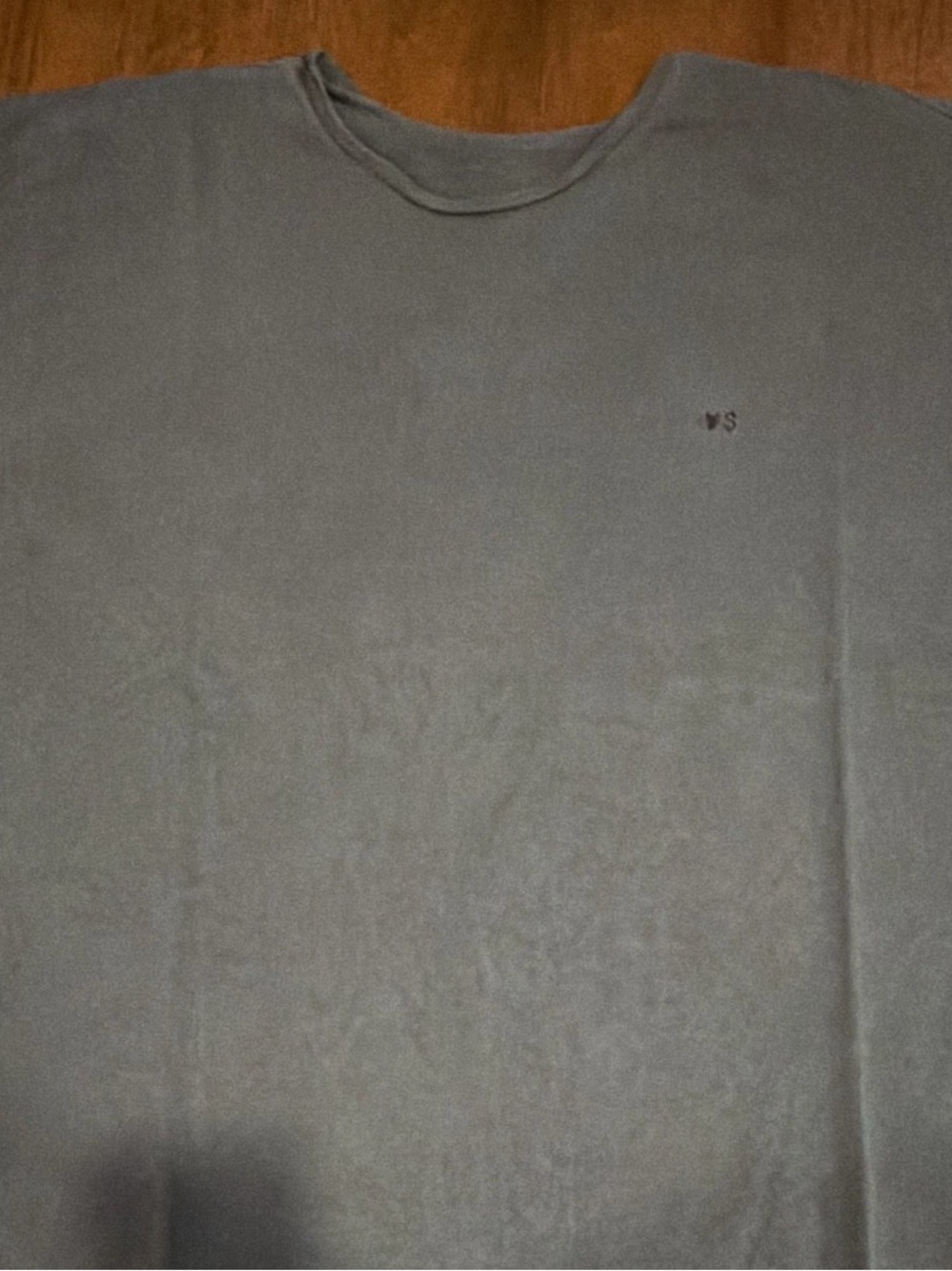 Yeezy Short Sleeve T-Shirt in Dusty Gray with Small Logo